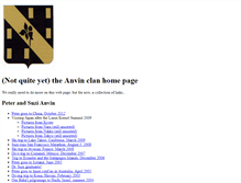 Tablet Screenshot of anvin.org